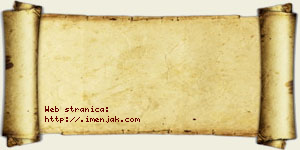 Irena Adamović vizit kartica